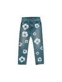 Denim Tears x Levi's 501 Cotton Rhinestone Wreath Jeans Indigo one-kickz