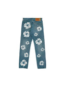 Denim Tears x Levi's 501 Cotton Rhinestone Wreath Jeans Indigo one-kickz