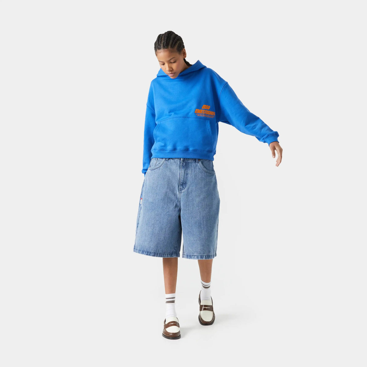 Eme Studios Andy Scratch Denim Jorts