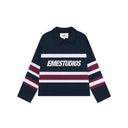 Eme Studios Bachatas Navy Polo Crewneck