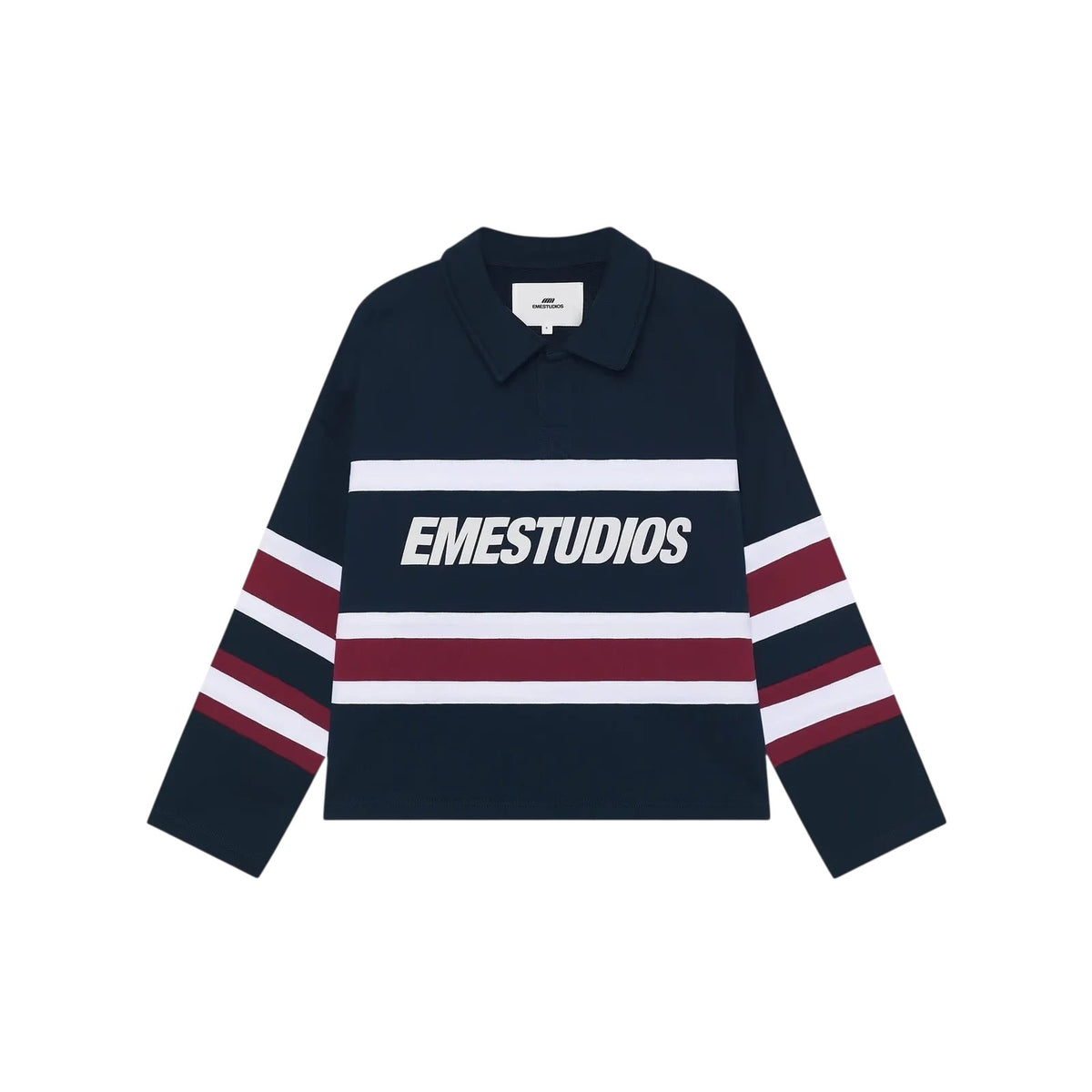 Eme Studios Bachatas Navy Polo Crewneck