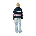 Eme Studios Bachatas Navy Polo Crewneck one-kickz