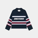 Eme Studios Bachatas Navy Polo Crewneck