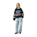 Eme Studios Bachatas Navy Polo Crewneck one-kickz