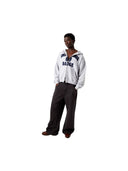 Eme Studios Badge Heather Grey Full Zip one-kickz