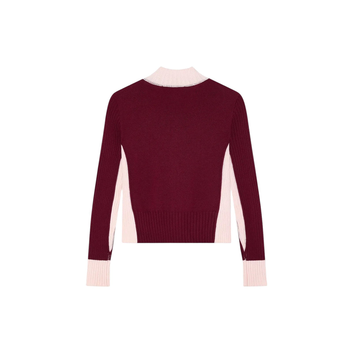 Eme Studios Betty Burgundy Zipper Knit
