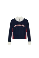 Eme Studios Betty Navy Zipper Knit