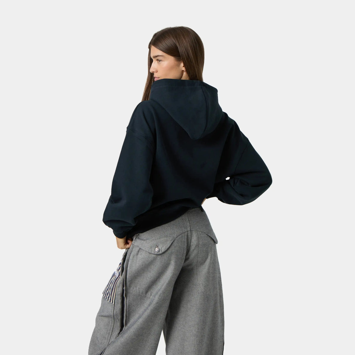 Eme Studios Brook Oversized Navy Hoodie