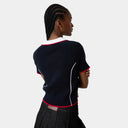 Eme Studios Fete Navy Knit Polo one-kickz