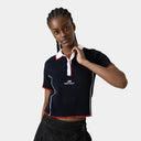 Eme Studios Fete Navy Knit Polo one-kickz