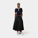 Eme Studios Fete Navy Knit Polo one-kickz