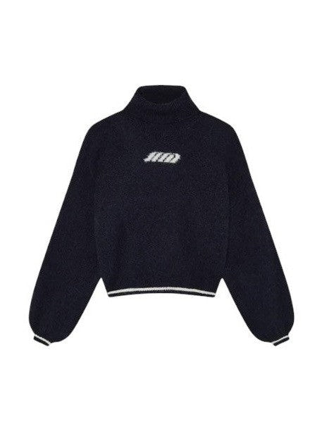 Eme Studios Gummy Navy Turtleneck Knit
