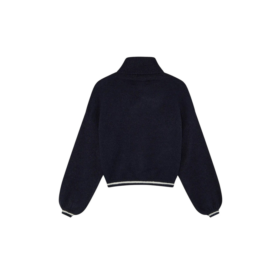 Eme Studios Gummy Navy Turtleneck Knit