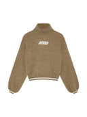 Eme Studios Gummy Turtleneck Knit Camel Brown one-kickz