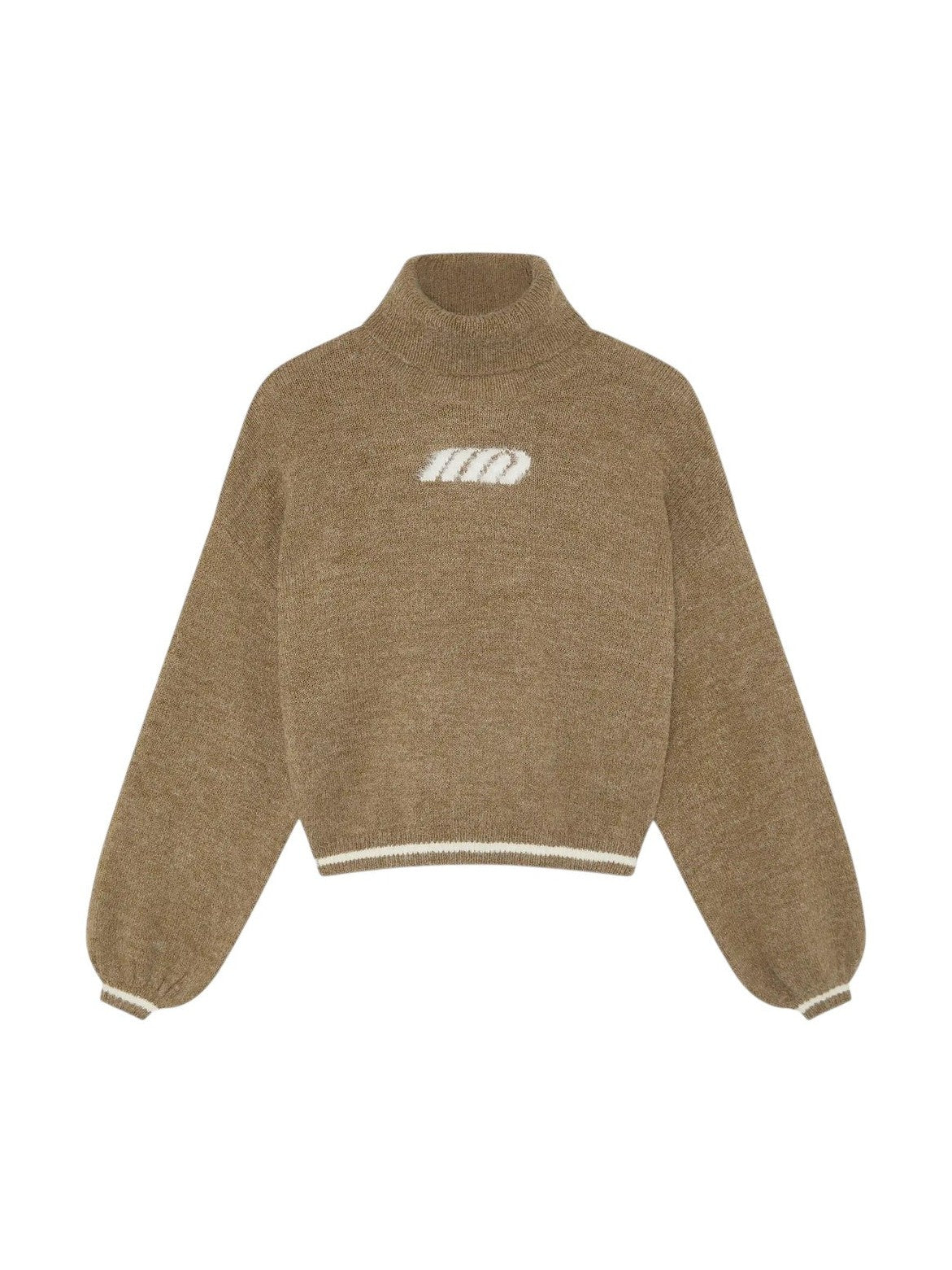 Eme Studios Gummy Turtleneck Knit Camel Brown