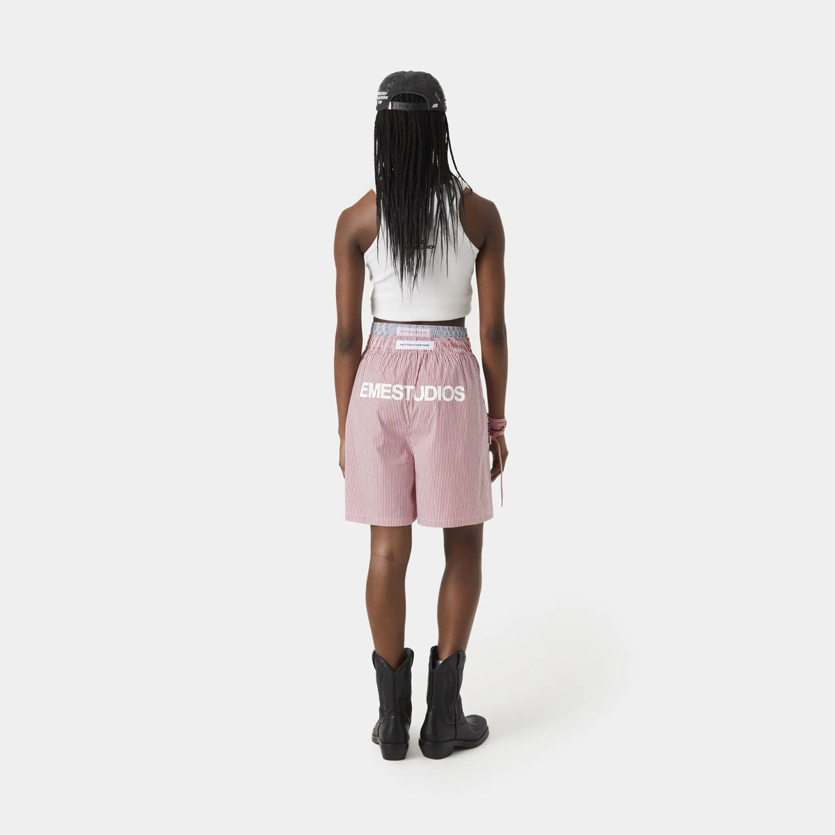 Eme Studios Jammies LS Cherry Striped Short