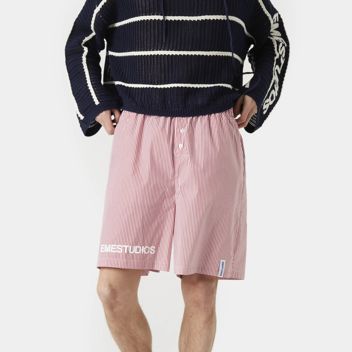 Eme Studios Jammies LS Cherry Striped Short
