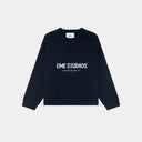 Eme Studios Master Navy Knit Sweater