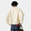 Eme Studios Pinstripe Knit Sweater Sugar one-kickz