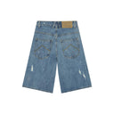 Eme Studios Riviera Denim Shorts Blue
