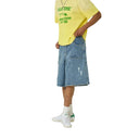 Eme Studios Riviera Denim Shorts Blue one-kickz