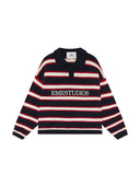 Eme Studios Sweet Navy Knit Polo one-kickz