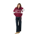 Eme Studios Thrill Burgundy Zipper Knit one-kickz