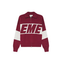 Eme Studios Thrill Burgundy Zipper Knit