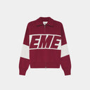 Eme Studios Thrill Burgundy Zipper Knit