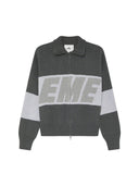 Eme Studios Thrill Grandpa Grey Zipper Knit one-kickz