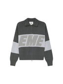 Eme Studios Thrill Grandpa Grey Zipper Knit one-kickz