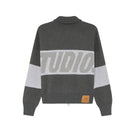 Eme Studios Thrill Grandpa Grey Zipper Knit one-kickz