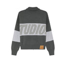 Eme Studios Thrill Grandpa Grey Zipper Knit one-kickz