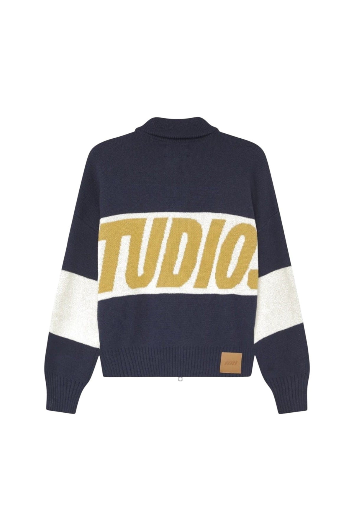 Eme Studios Thrill Mustard Zipper Knit