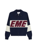 Eme Studios Thrill Navy Zipper KNit one-kickz