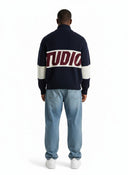 Eme Studios Thrill Navy Zipper Knit one-kickz