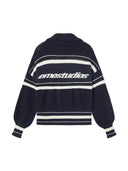 Eme Studios Unit Navy Zipper Knit one-kickz
