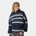 Eme Studios Unit Navy Zipper Knit one-kickz