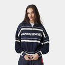 Eme Studios Unit Navy Zipper Knit one-kickz