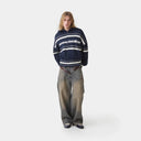 Eme Studios Unit Navy Zipper Knit one-kickz