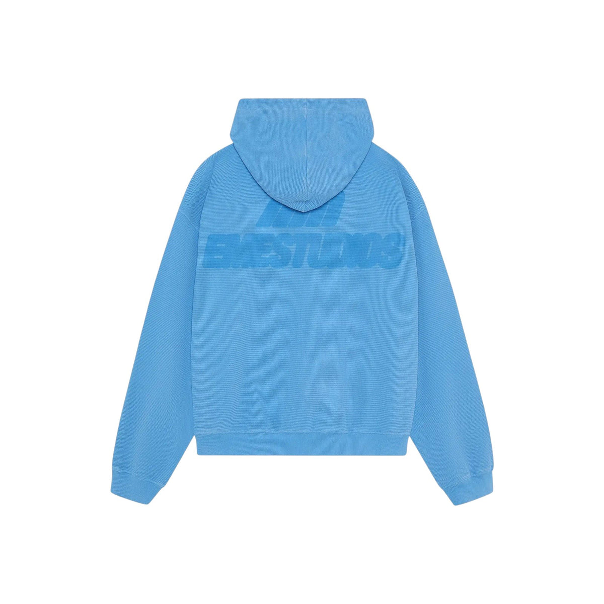 Eme Studios Waffle Cobalt Croped Boxy Full Zip