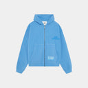 Eme Studios Waffle Cobalt Croped Boxy Full Zip
