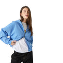 Eme Studios Waffle Cobalt Croped Boxy Full Zip one-kickz