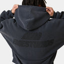 Eme Studios Waffle Navy Cropped Boxy Full Zip one-kickz