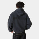 Eme Studios Waffle Navy Cropped Boxy Full Zip one-kickz