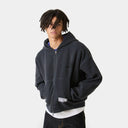 Eme Studios Waffle Navy Cropped Boxy Full Zip one-kickz