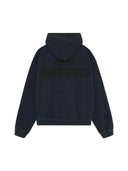 Eme Studios Waffle Navy Cropped Boxy Full Zip one-kickz