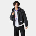 Eme Studios Waffle Navy Cropped Boxy Full Zip one-kickz