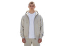Essentials Classic Fleece Zip-Up Hoodie Heather Stone