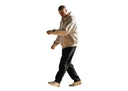 Essentials Classic Fleece Zip-Up Hoodie Heather Stone